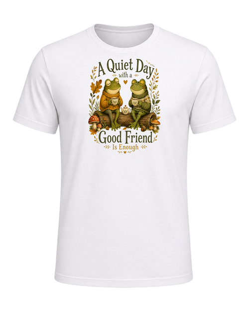 Cozy Frog Friends — White