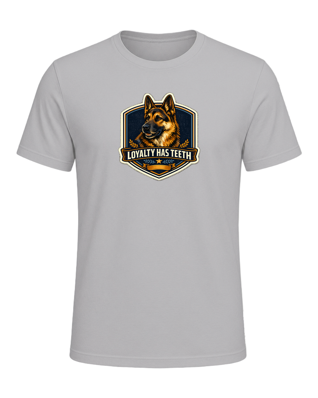 Loyalty Has Teeth Tee — Athletic Heather