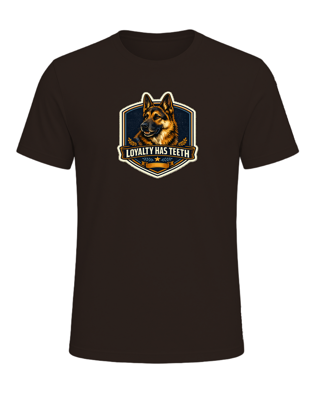 Loyalty Has Teeth Tee — Brown