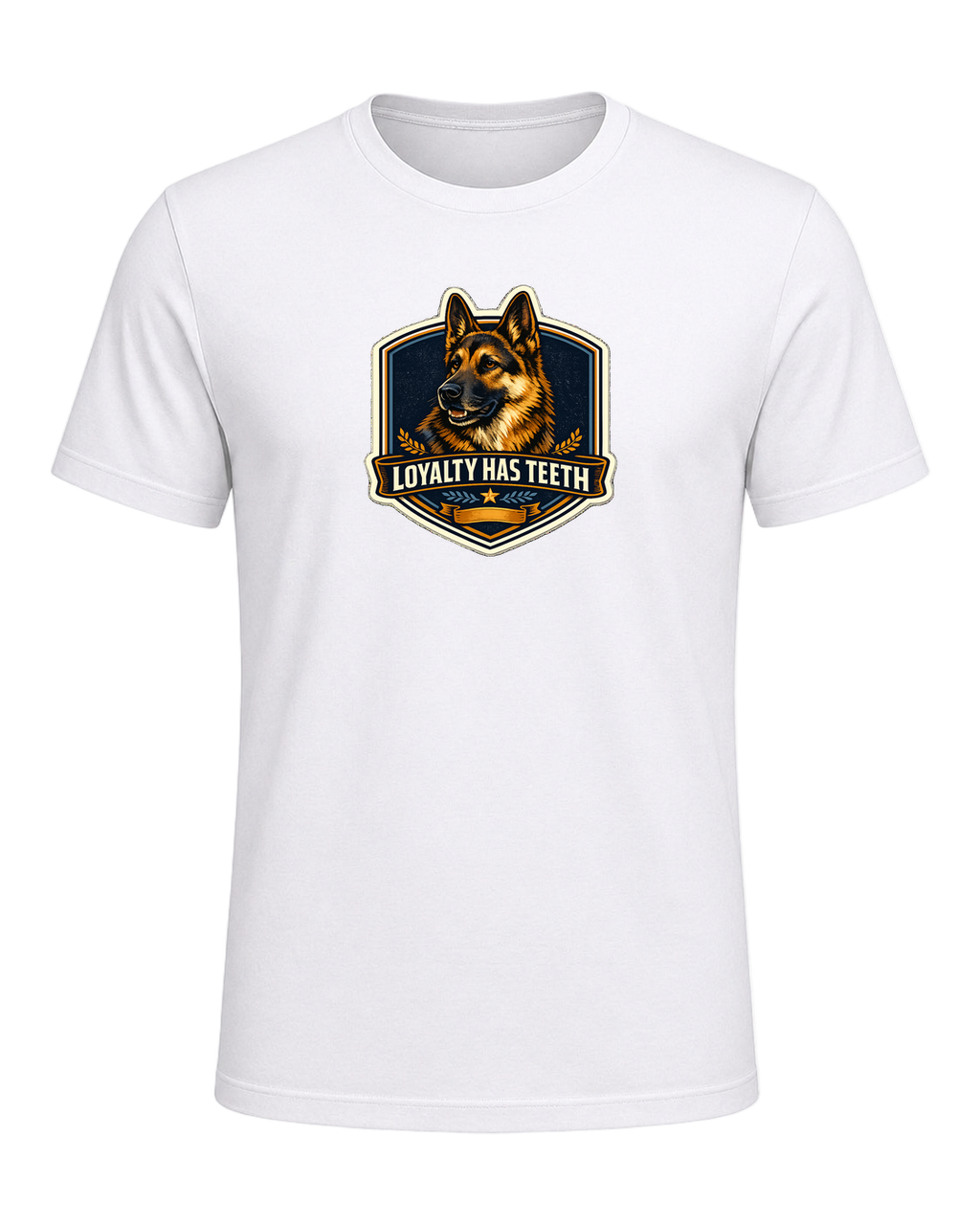 Loyalty Has Teeth Tee — White