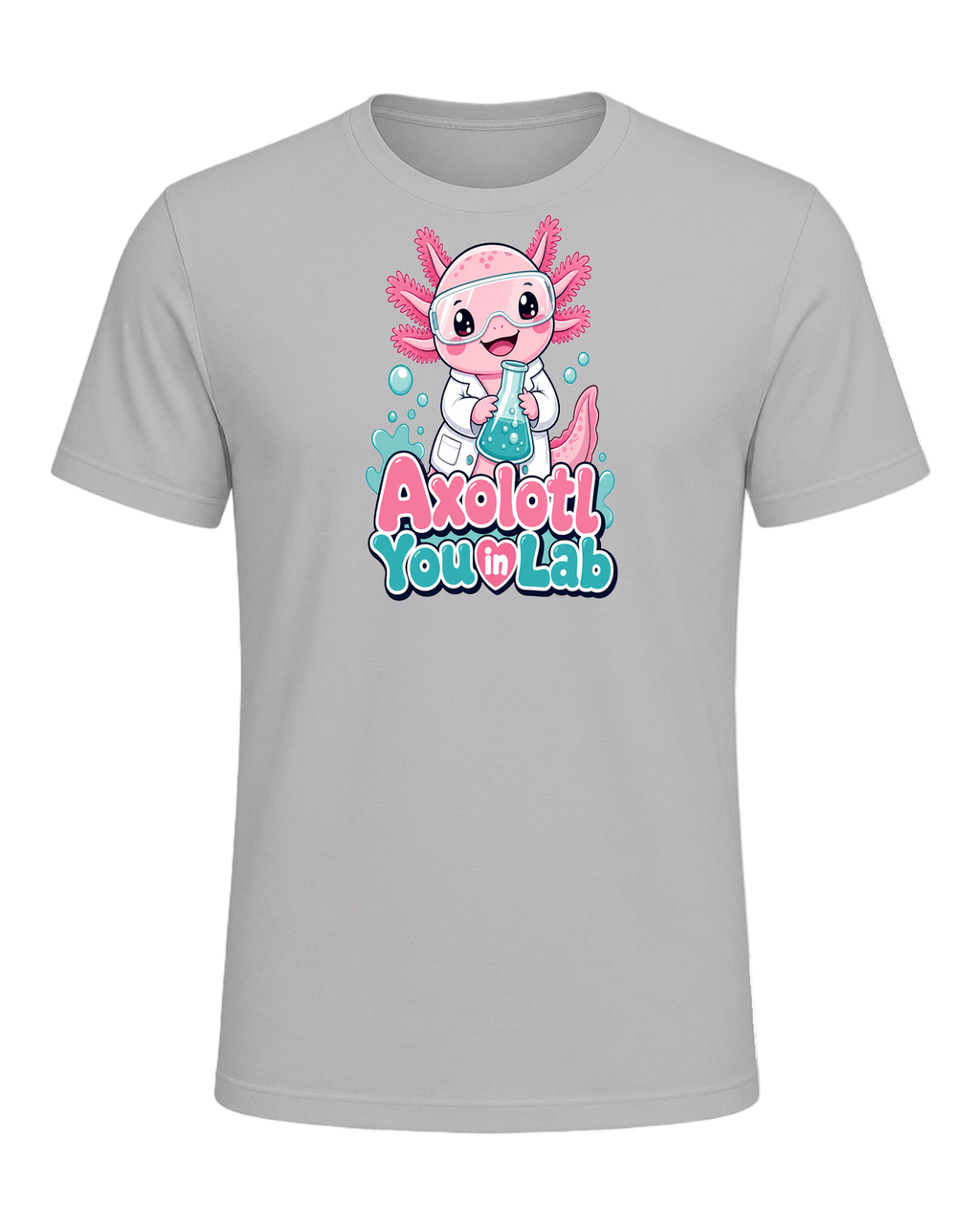 Axolotl Scientist — Athletic Heather