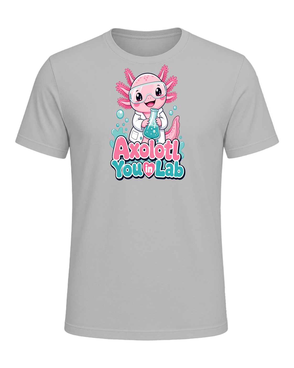 Axolotl Scientist — Athletic Heather