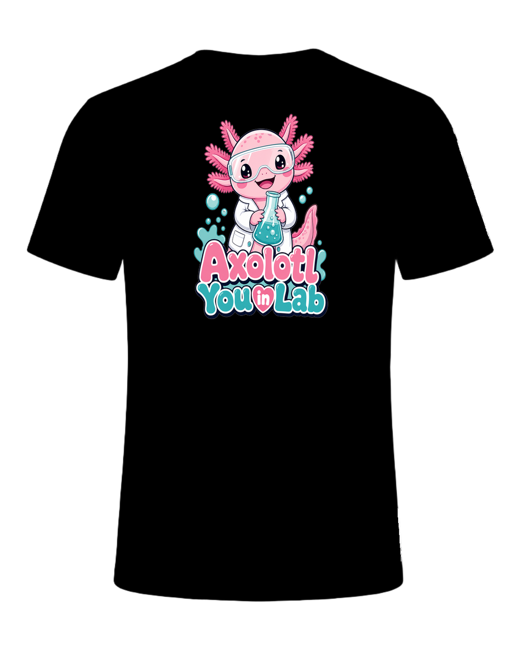 Axolotl Scientist — Black