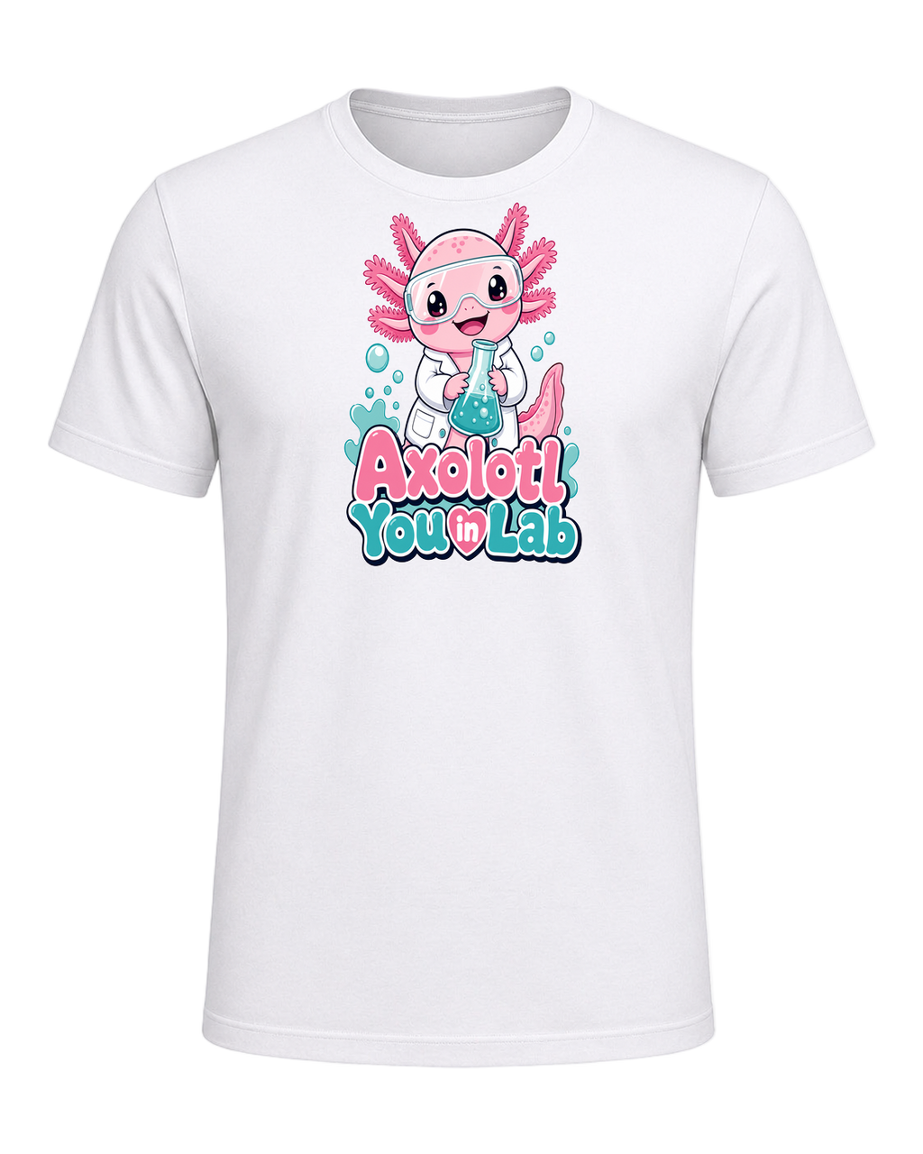 Axolotl Scientist — White
