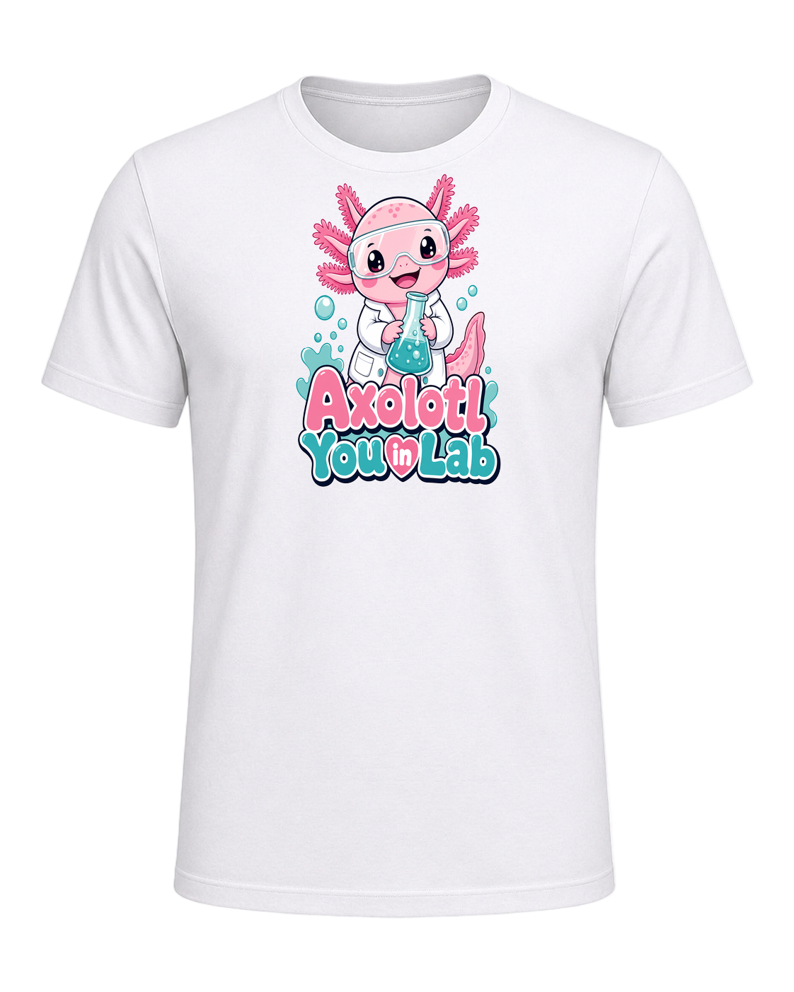 Axolotl Scientist — White