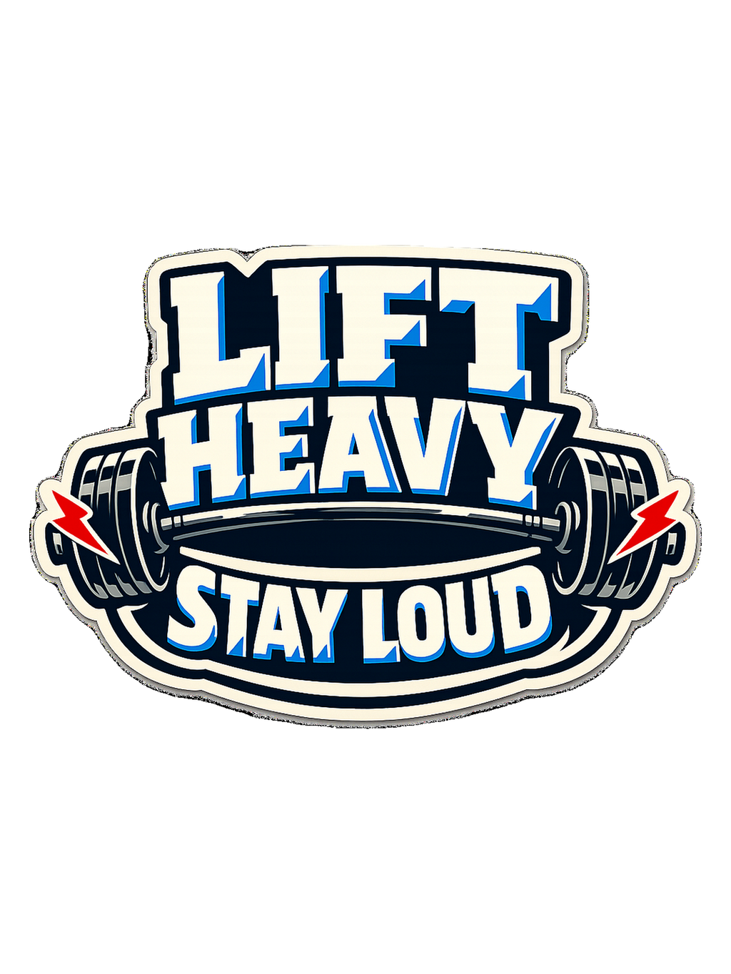 Lift Heavy Stay Loud Tee