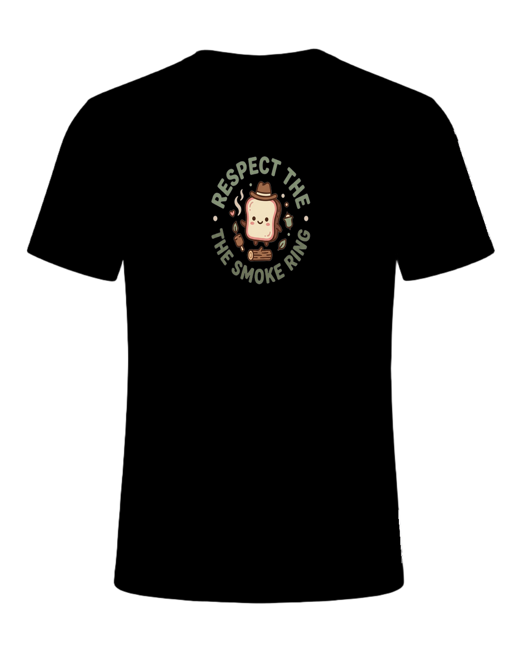 RESPECT THE SMOKE RING — Black