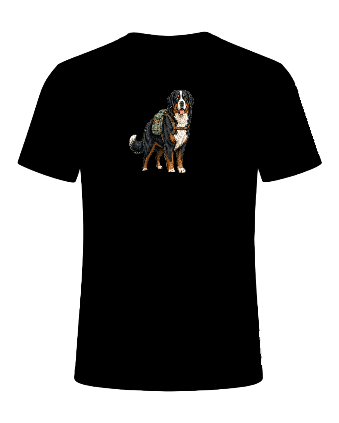 Bernese Mountain Dog Hiking — Black
