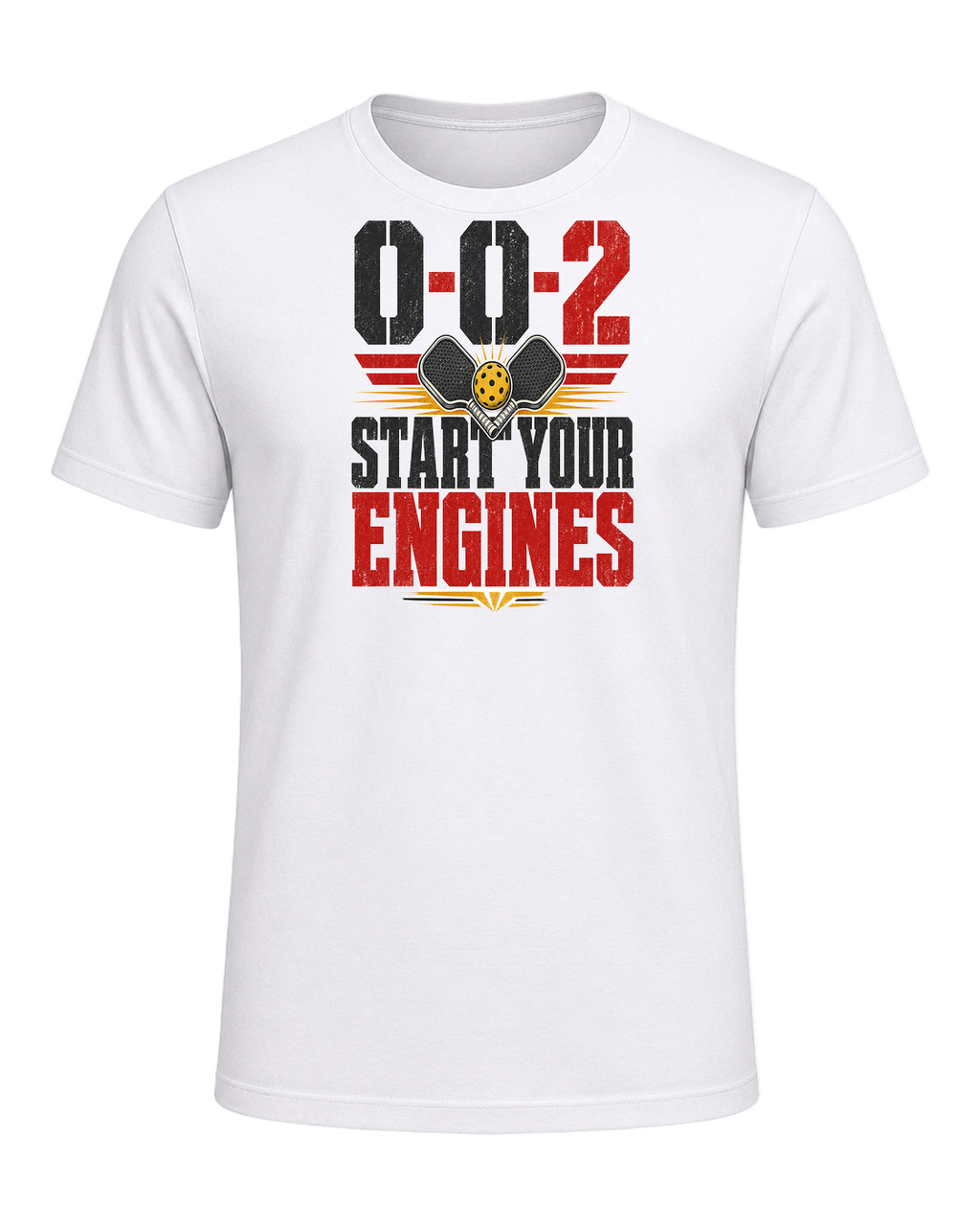 0-0-2 START YOUR ENGINES — White