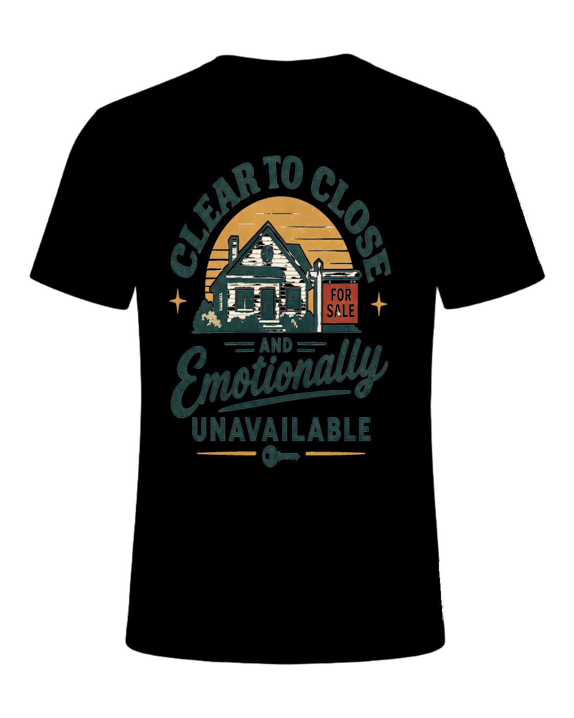 CLEAR TO CLOSE AND EMOTIONALLY UNAVAILABLE — Black