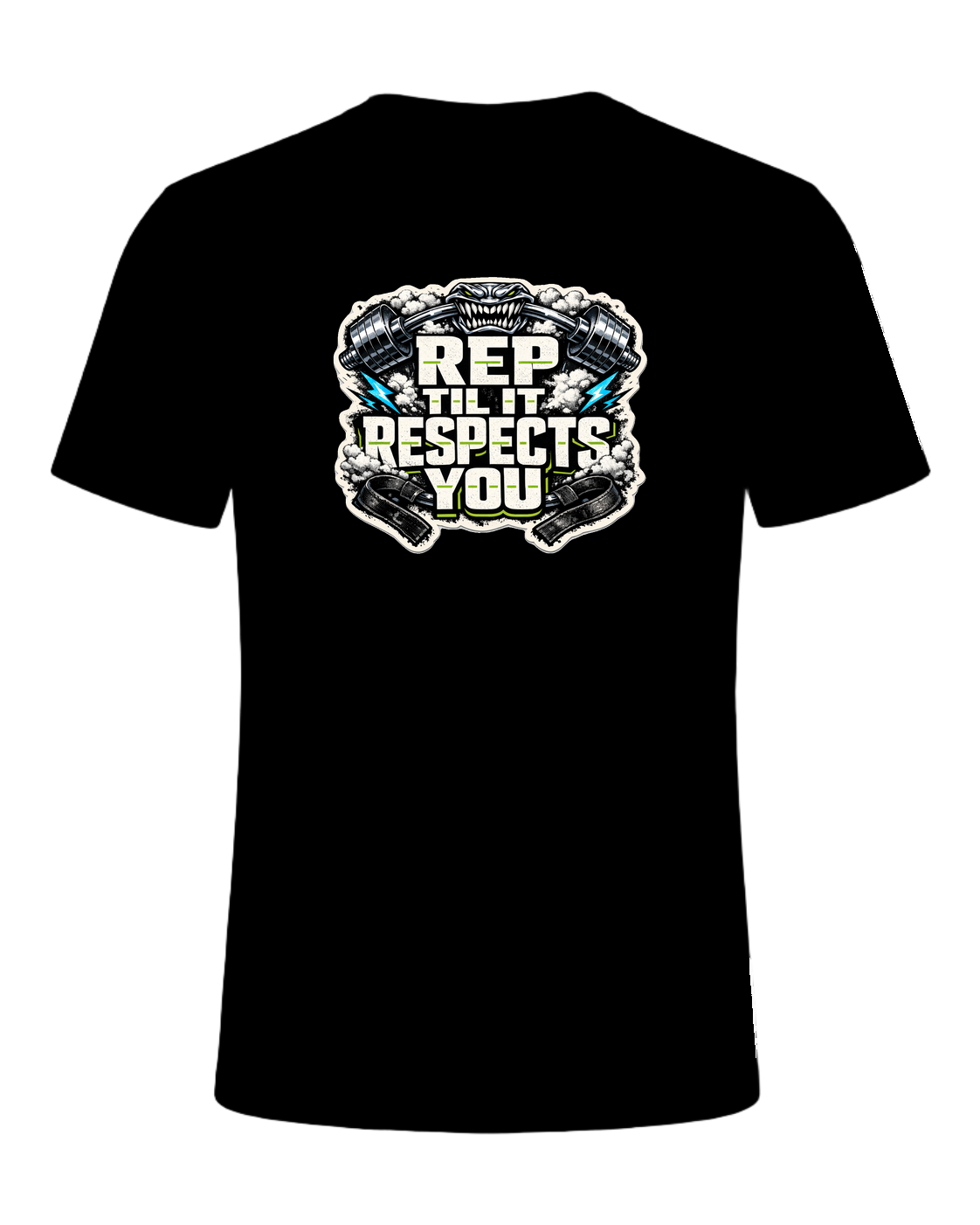 Rep Til It Respects You Tee — Black