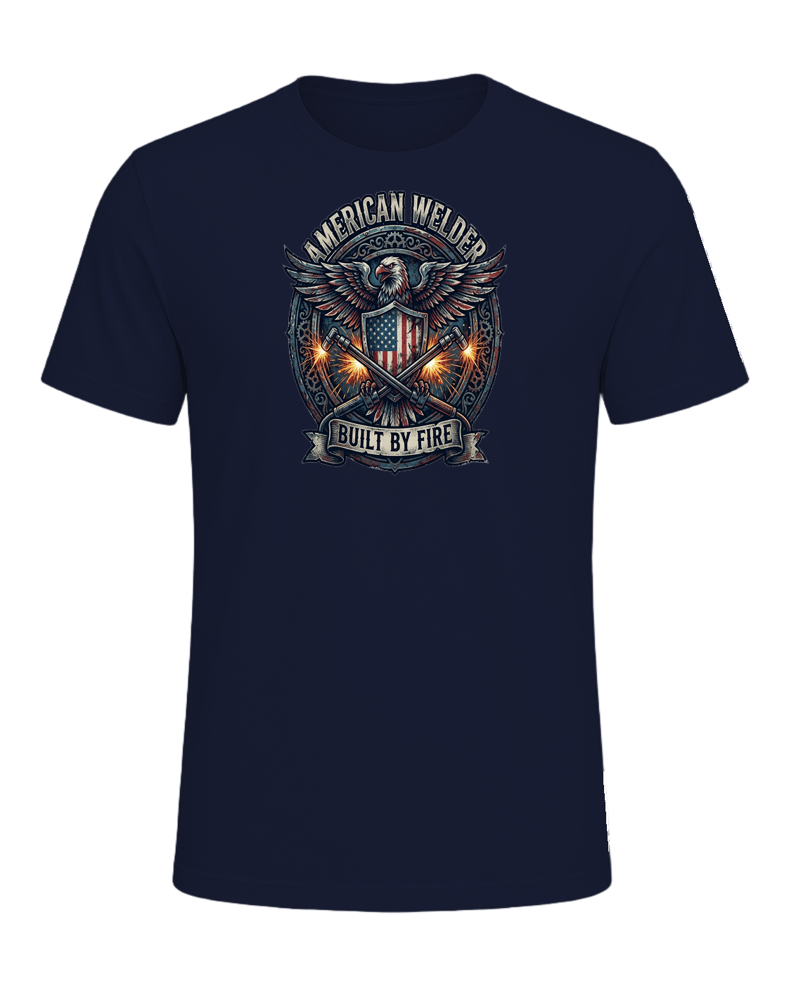 Welder Pride — Navy