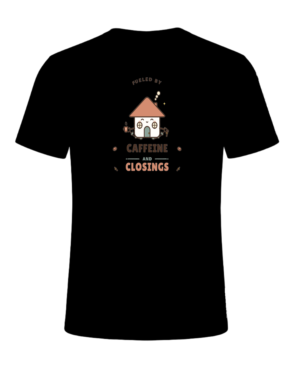FUELED BY CAFFEINE AND CLOSINGS — Black