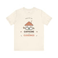 Funny Mortgage T-Shirt — Fueled by Caffeine and Closings — mortgage t-shirt design