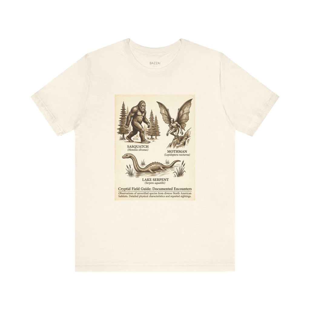 Cryptozoology T-Shirt — The Evidence Is Always Blurry — t-shirt design