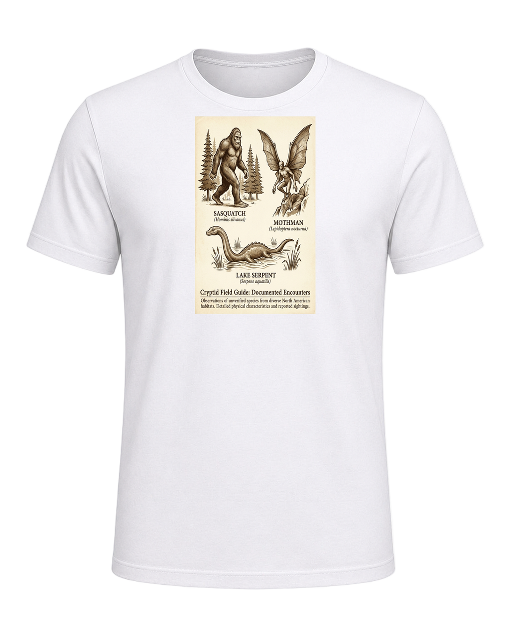 Cryptozoology Fan — White