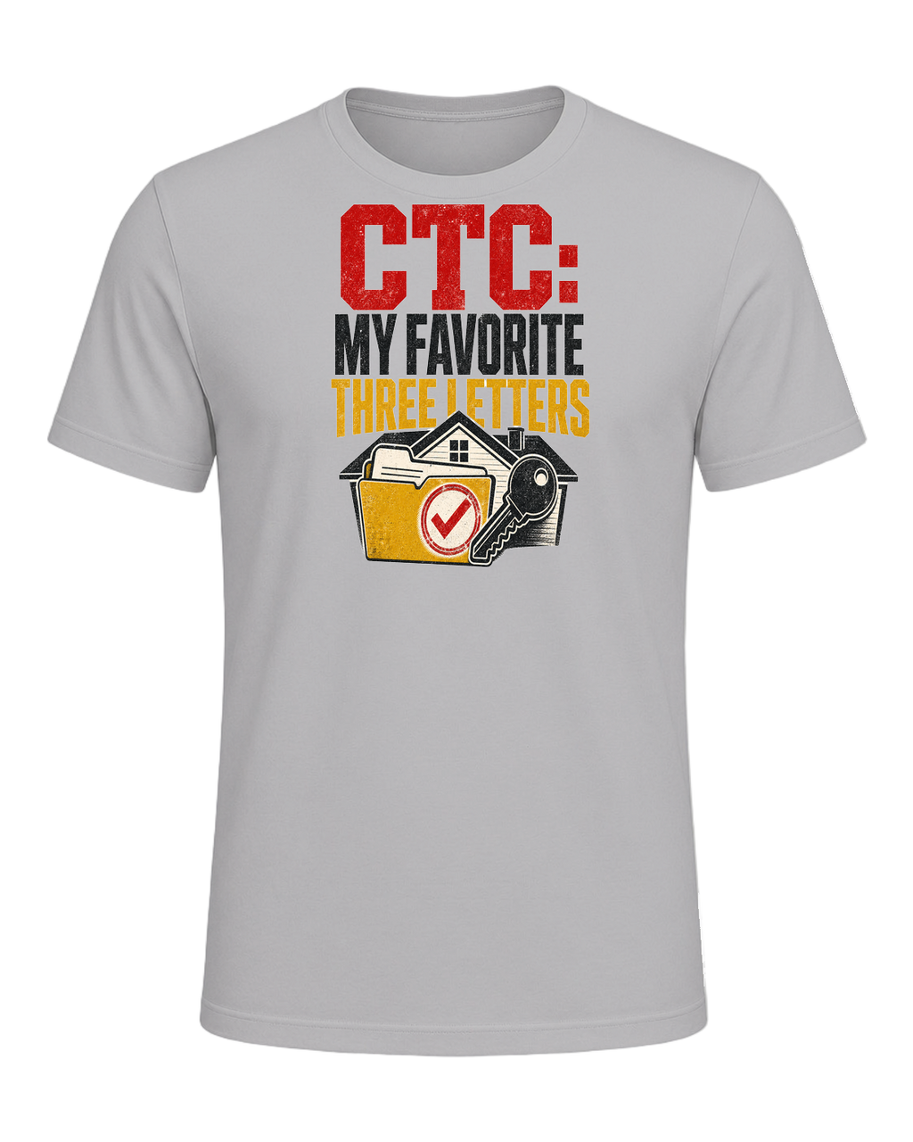 CTC: MY FAVORITE THREE LETTERS — Athletic Heather