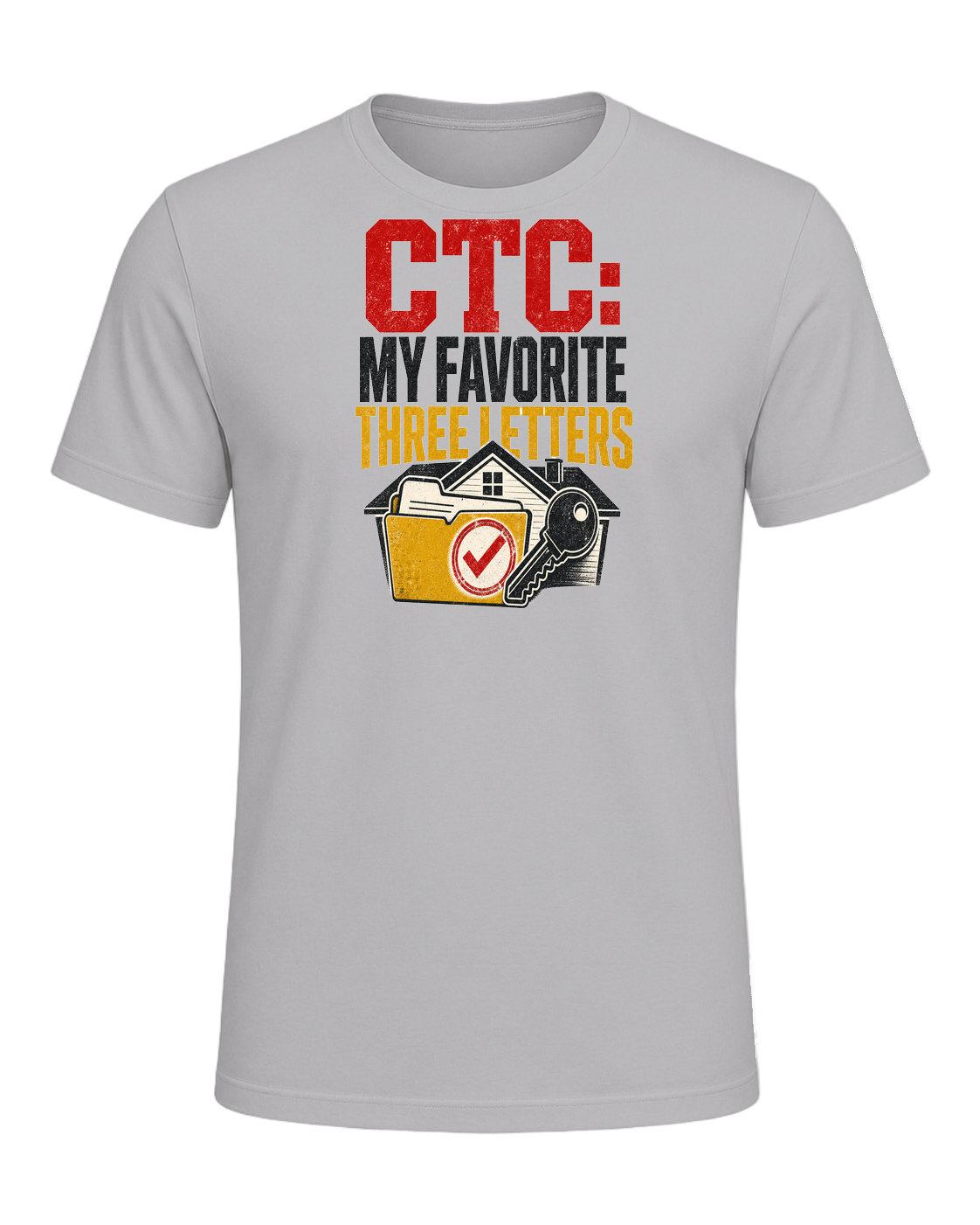 CTC: MY FAVORITE THREE LETTERS — Athletic Heather