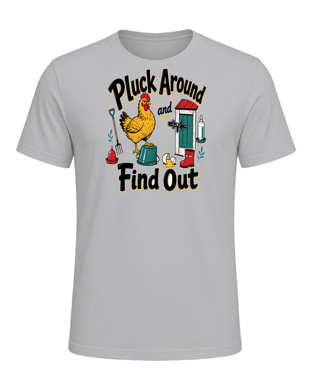 Pluck Around and Find Out — Athletic Heather
