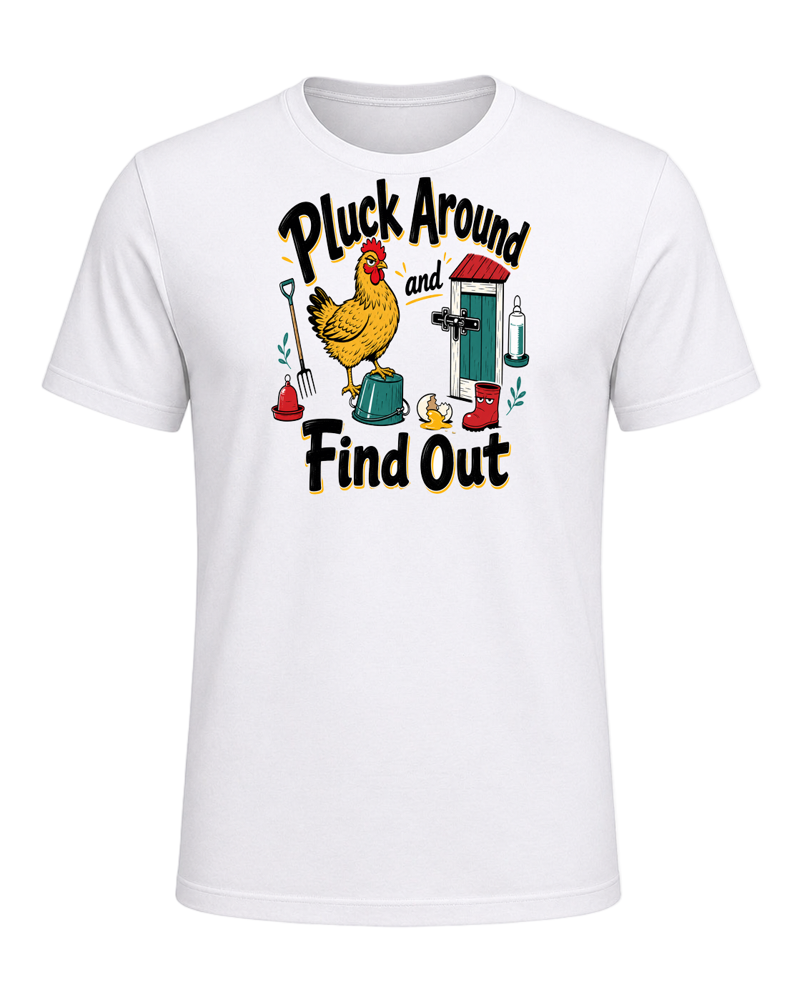 Pluck Around and Find Out — White