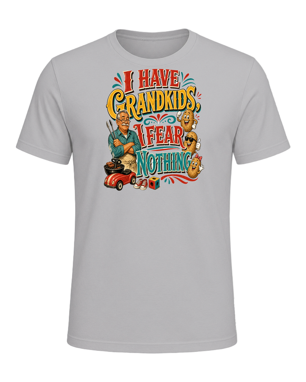 I HAVE GRANDKIDS, I FEAR NOTHING — Athletic Heather