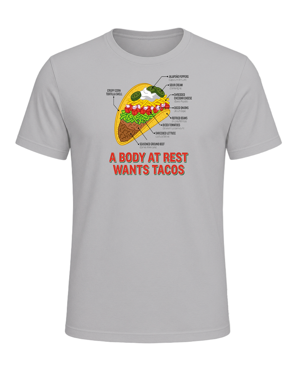 Tacos Over Everything — Athletic Heather