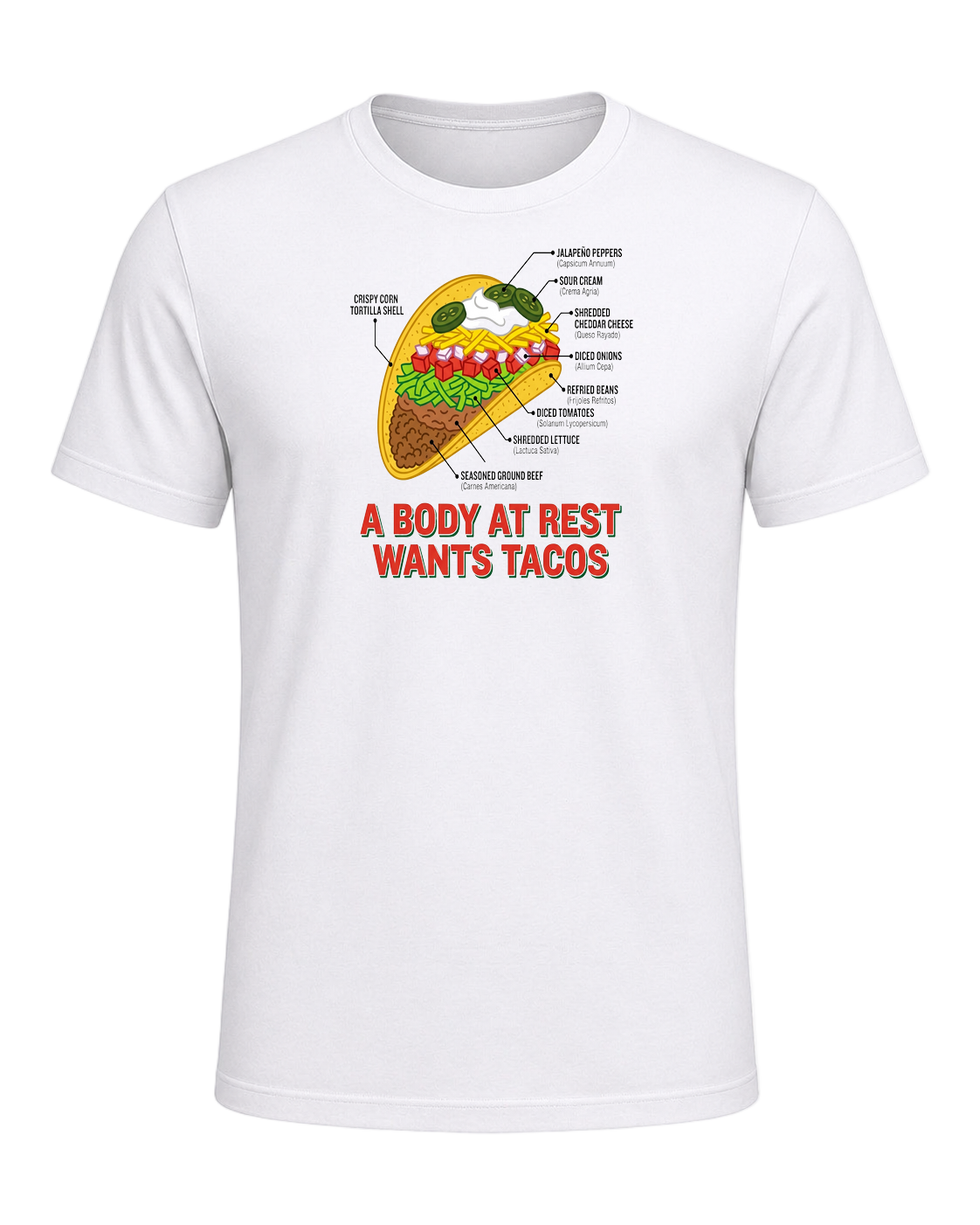 Tacos Over Everything — White