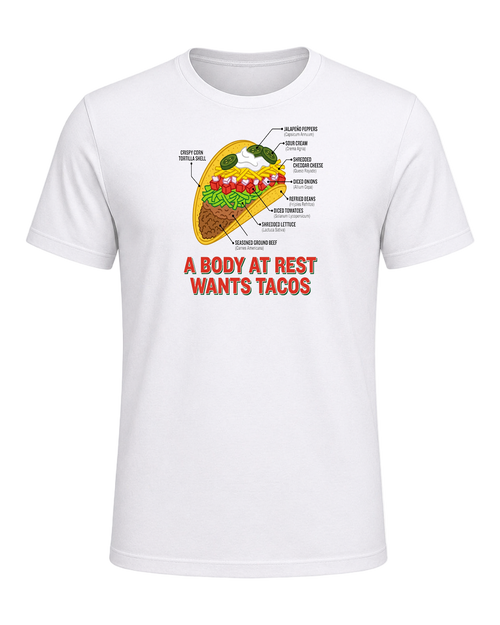 Tacos Over Everything — White