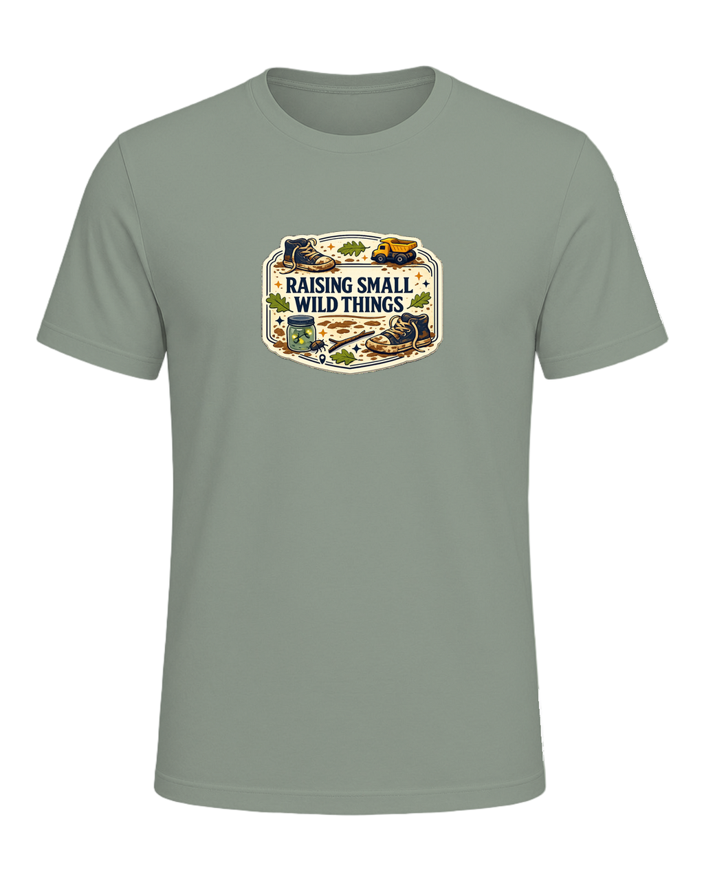 A vintage field-guide boy mom tee for anyone proudly raising small wild things. — Sage