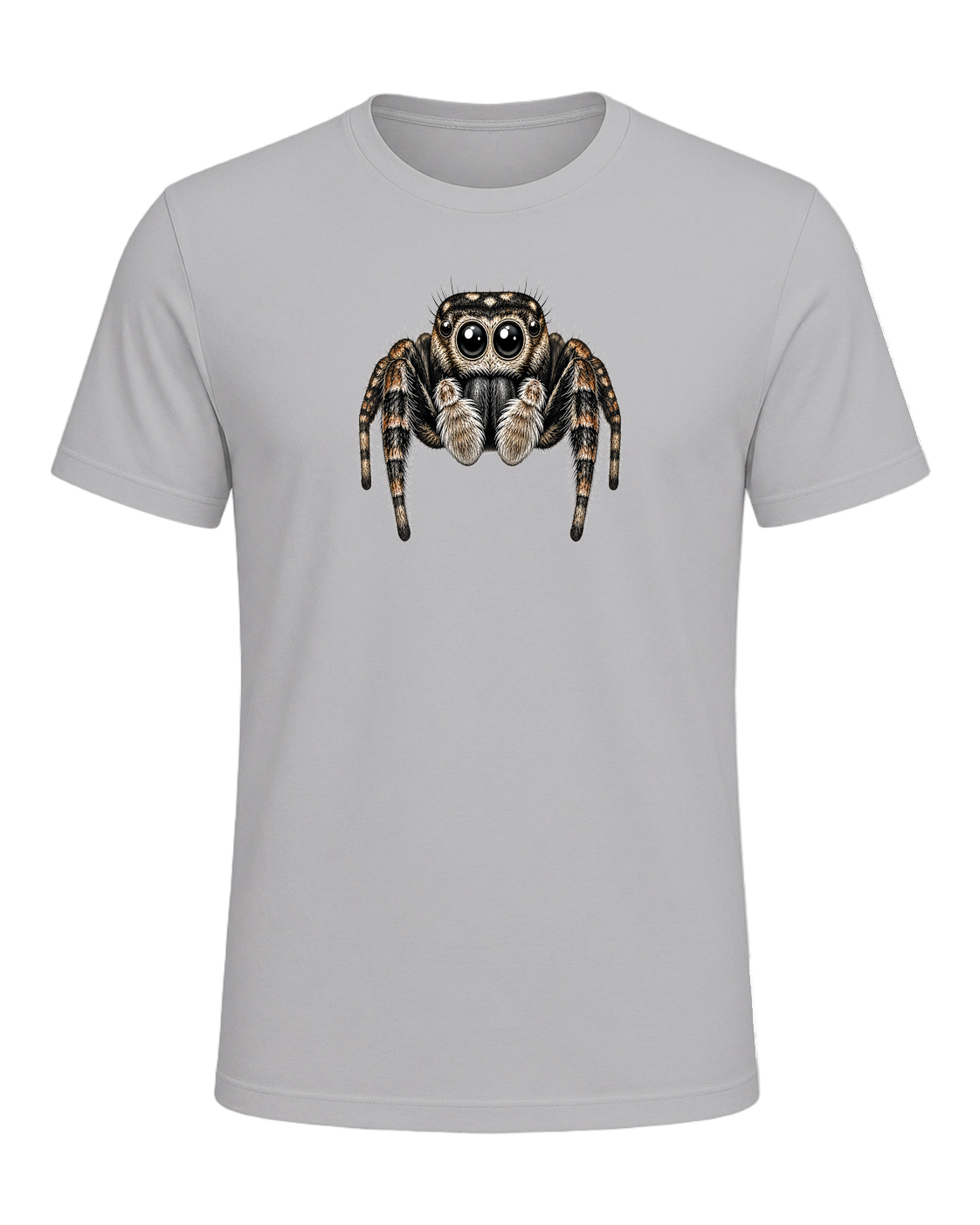 Jumping Spider Close-up Art — Athletic Heather