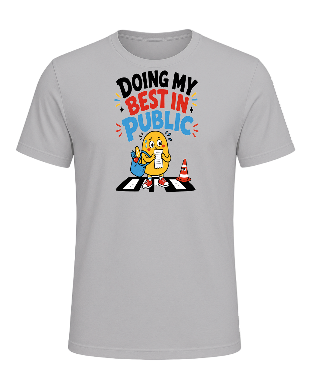 DOING MY BEST IN PUBLIC — Athletic Heather