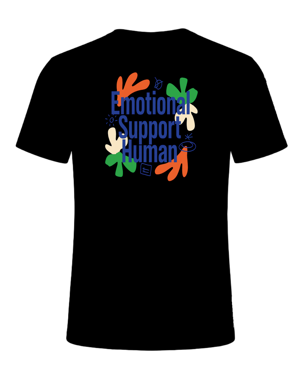 emotional support human — Black