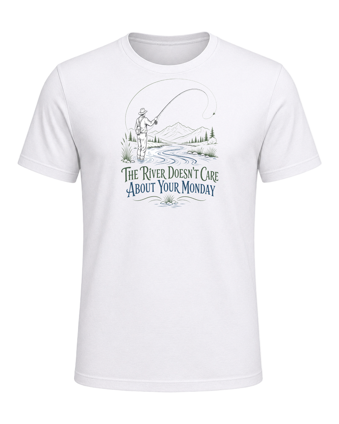 Fly Fishing — White