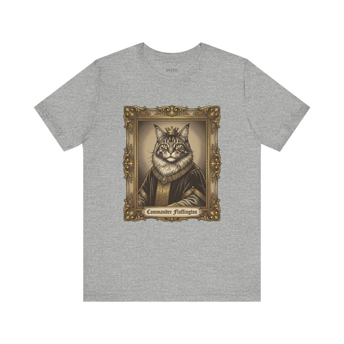 Big Cat Breed T-Shirt — Maine Coon Royalty — t-shirt design