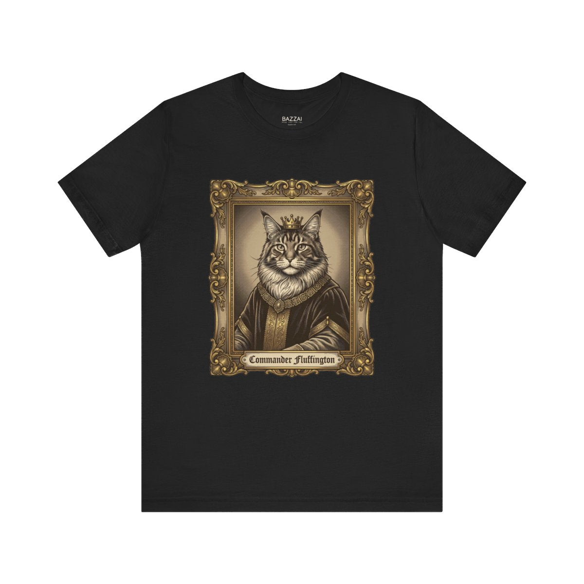 Big Cat Breed T-Shirt — Maine Coon Royalty — t-shirt design