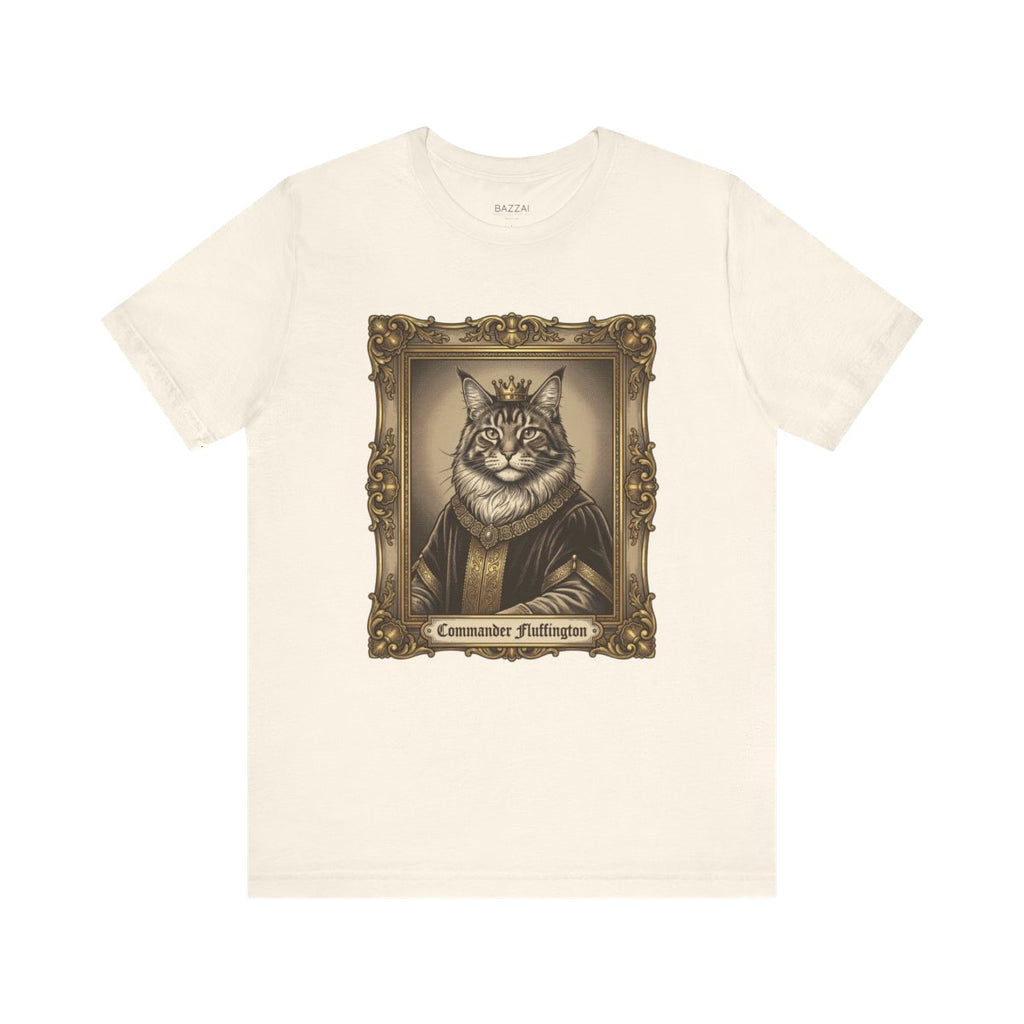 Big Cat Breed T-Shirt — Maine Coon Royalty — t-shirt design