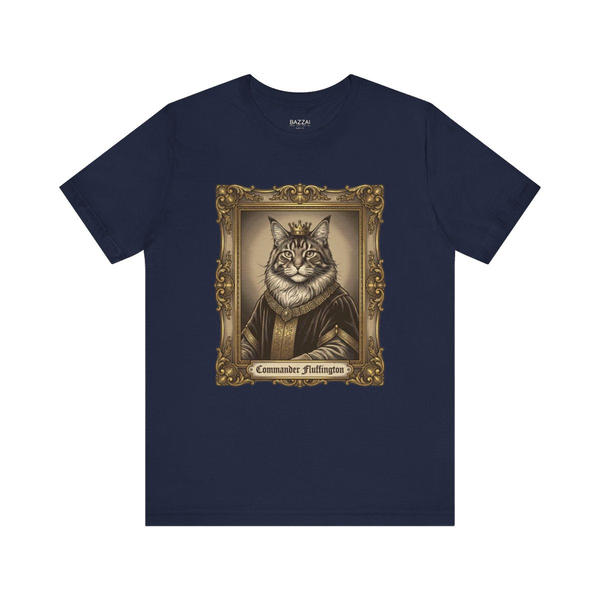 Big Cat Breed T-Shirt — Maine Coon Royalty — t-shirt design