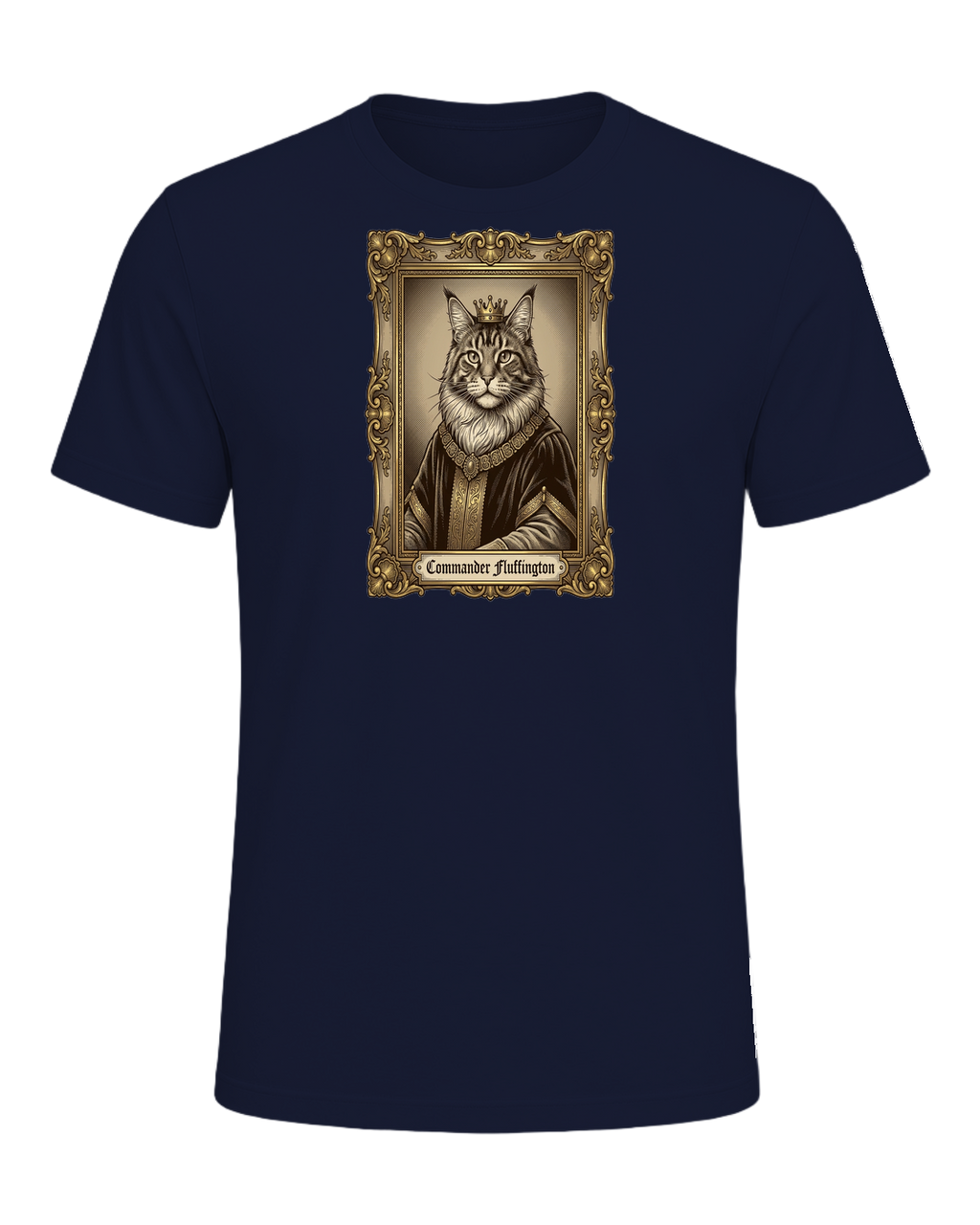 Maine Coon Royalty — Navy