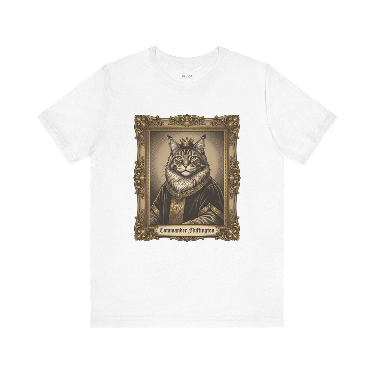 Big Cat Breed T-Shirt — Maine Coon Royalty — t-shirt design