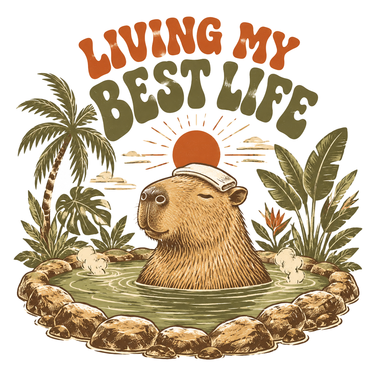 Capybara Chill Vibes