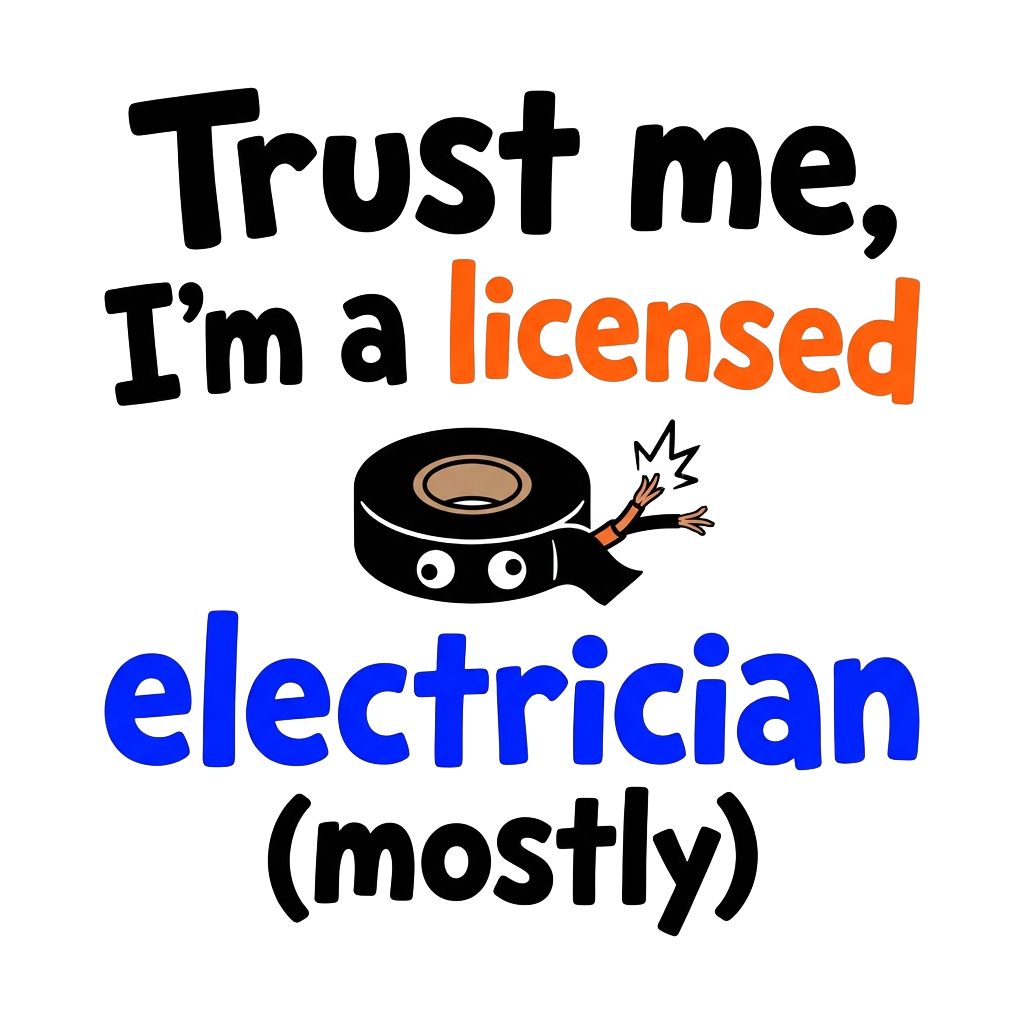 Trust me, I'm a licensed electrician (mostly)