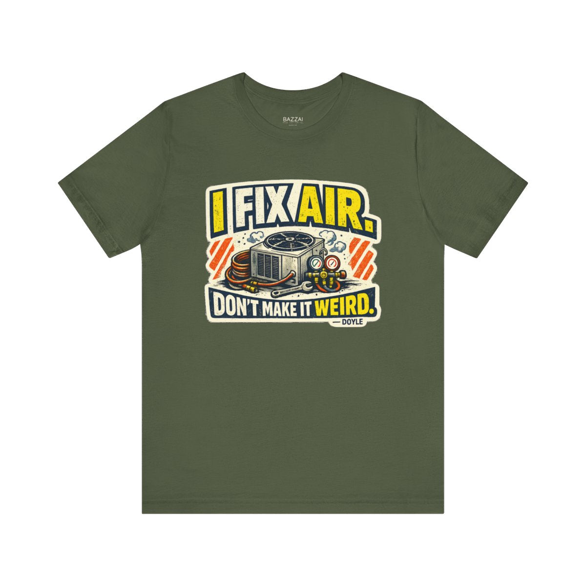 HVAC Tech T-Shirt — The One Everyone Calls — t-shirt design by Hank
