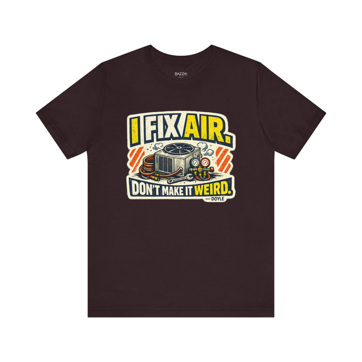 HVAC Tech T-Shirt — The One Everyone Calls — t-shirt design by Hank