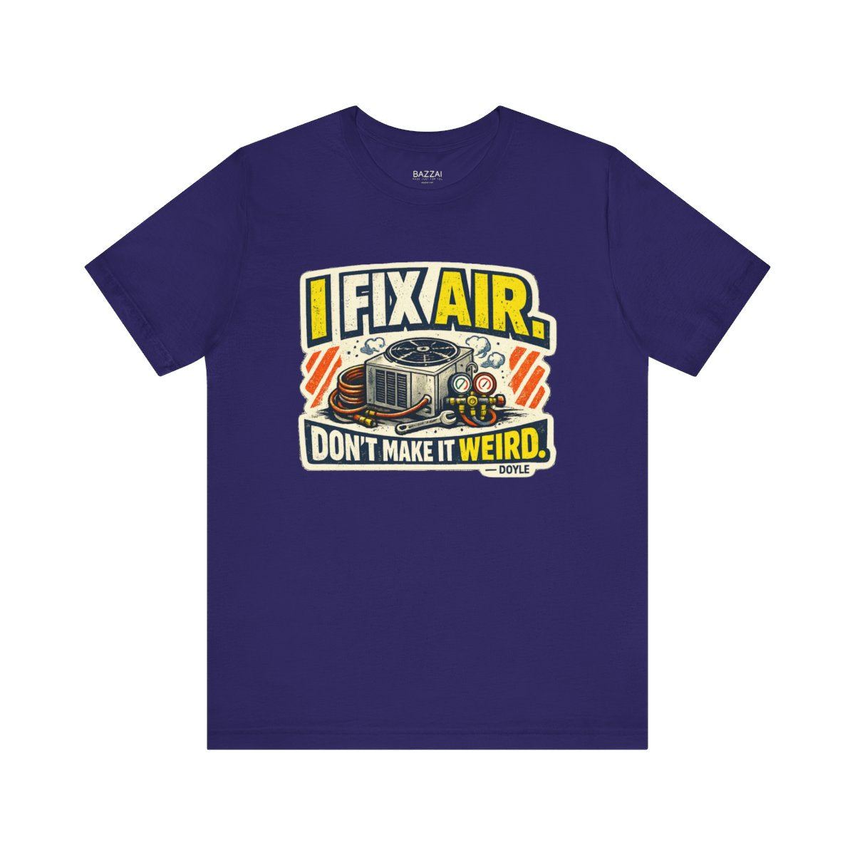 HVAC Tech T-Shirt — The One Everyone Calls — t-shirt design by Hank
