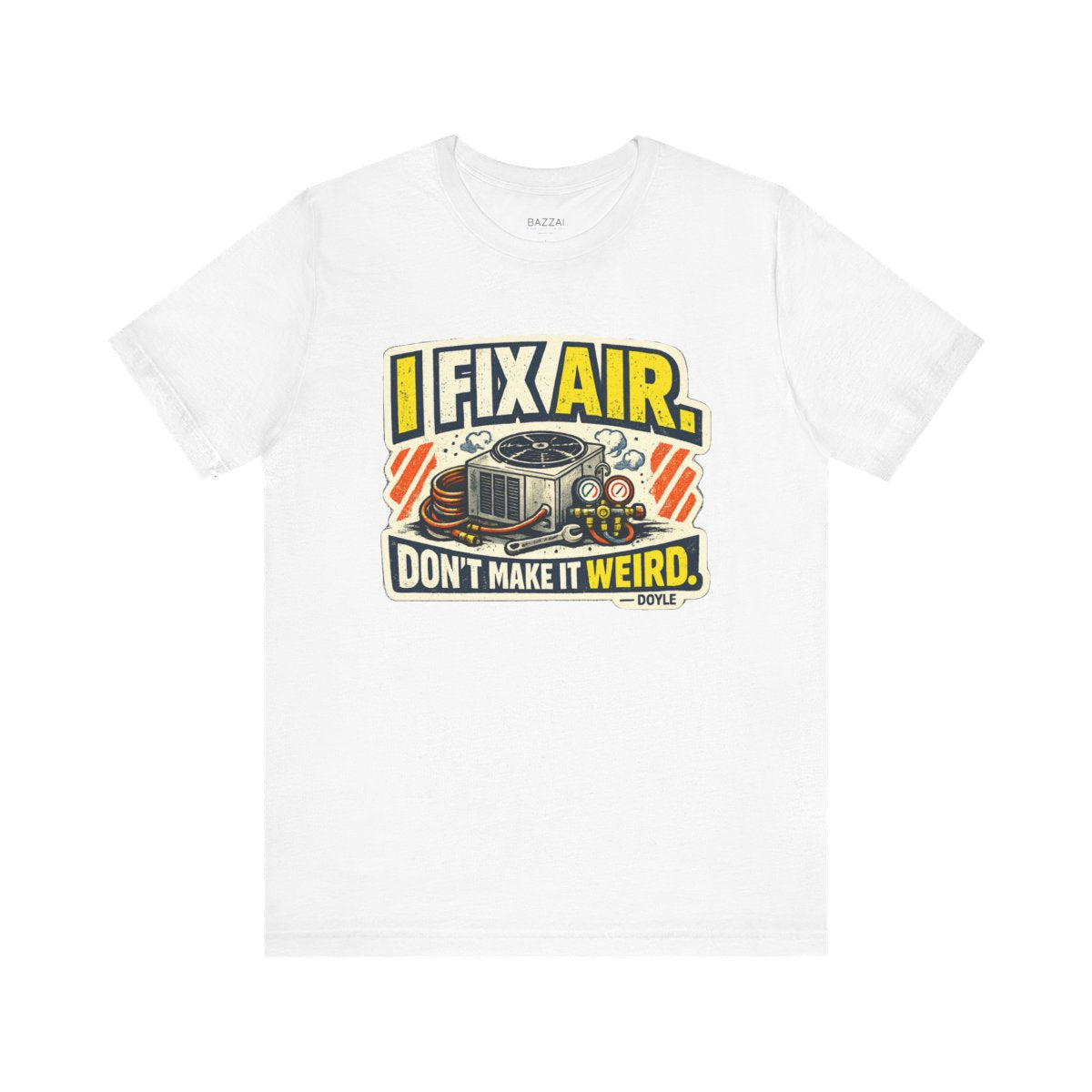 HVAC Tech T-Shirt — The One Everyone Calls — t-shirt design by Hank
