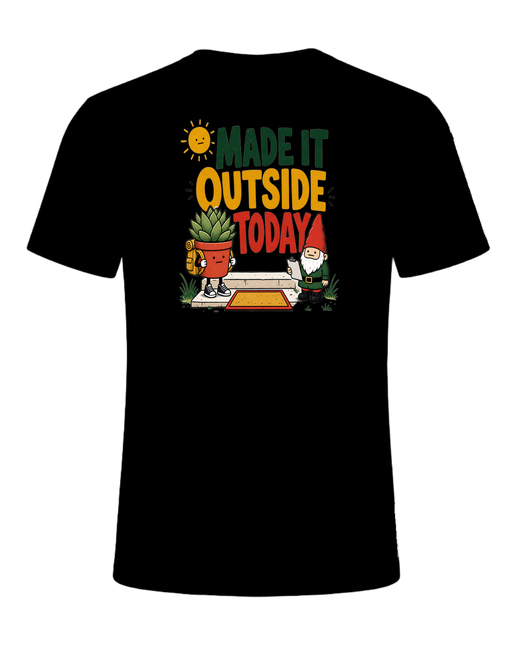 MADE IT OUTSIDE TODAY — Black