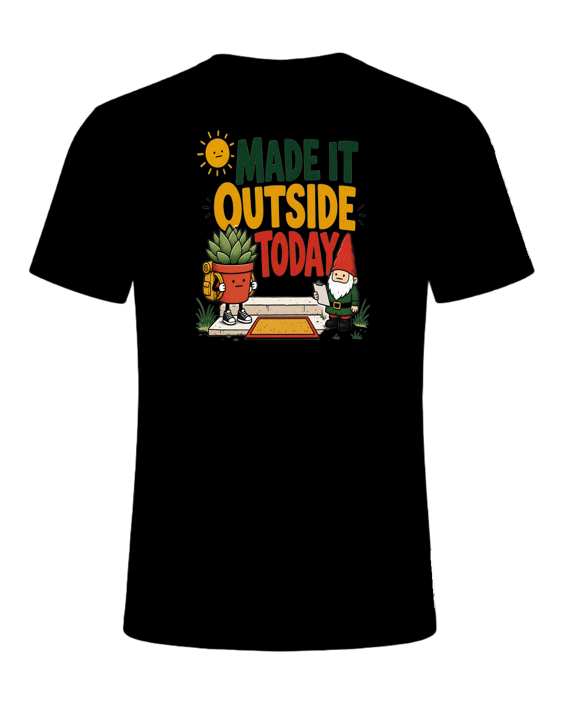 MADE IT OUTSIDE TODAY — Black