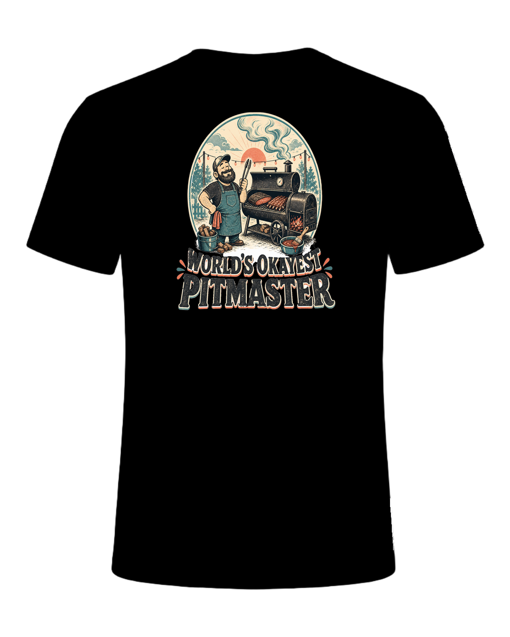 WORLD'S OKAYEST PITMASTER — Black