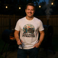 Funny BBQ Gift T-Shirt — World's Okayest Pitmaster — t-shirt design