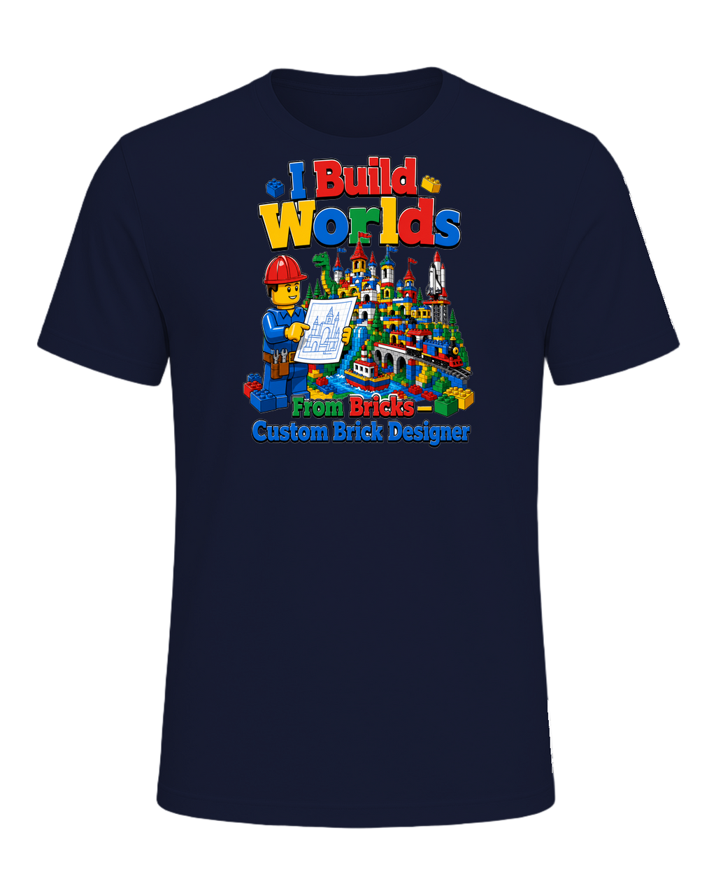 Brick Builder / Custom Brick Creations — Navy